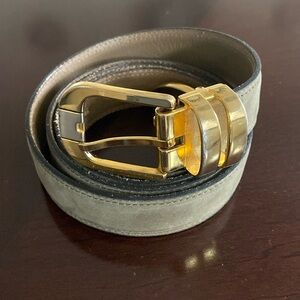 Avanti made in Italy genuine leather grey belt size 41